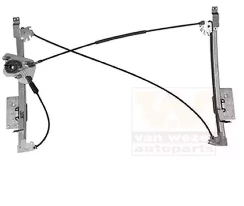 Image of VAN WEZEL 0506264 Window regulator Right Front, Operating Mode: Electric, without electric motor Window Winder (1561)