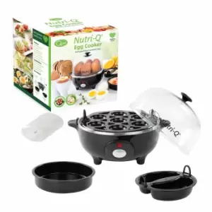 Image of Quest 31729 Nutri-Q 360W Multi Egg Cooker - Black