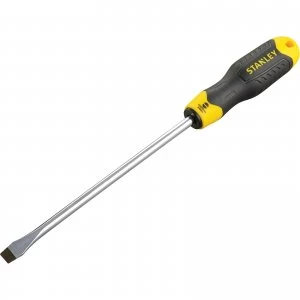 image of Stanley Cushion Grip Flared Slotted Screwdriver 10mm 200mm