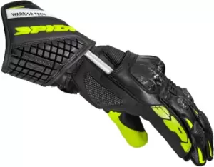 Image of Spidi Carbo 5 Gloves, black-yellow Size M black-yellow, Size M