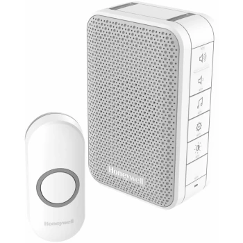 Image of DC313N WF Chime Kit 150m 6 Tunes 84dB LED White Doorbell - Honeywell