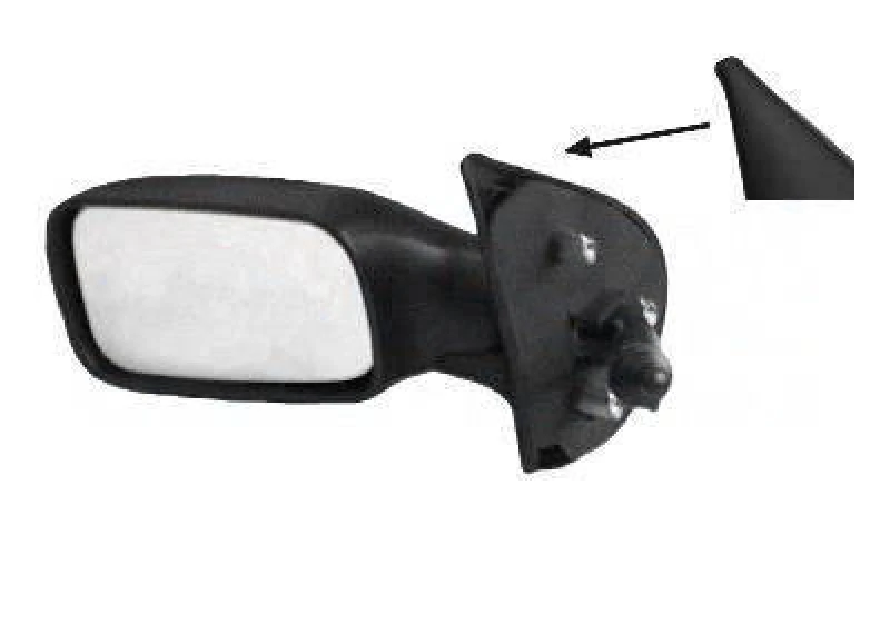 Image of VAN WEZEL 1754813 Wing mirror * HAGUS * Left, Control: cable pull Outside Mirror (50)