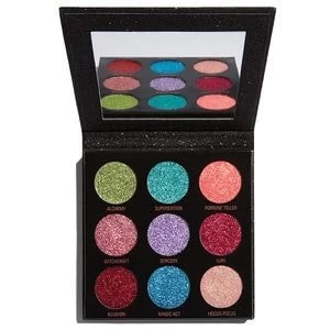 image of Revolution Pressed Glitter Eyeshadow Palette Abracadabra