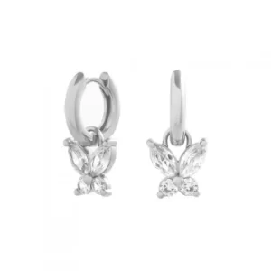Image of Ladies Olivia Burton Sterling Silver Sparkle Butterfly Marquise Buttterfly