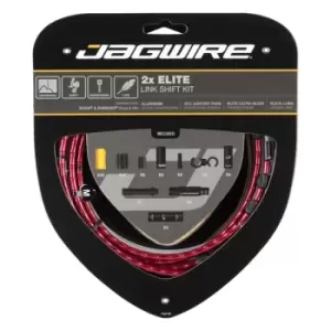 image of Jagwire 2x Elite Link Shift Cable Kit Red