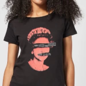 Image of Sex Pistols God Save The Queen Womens T-Shirt - Black