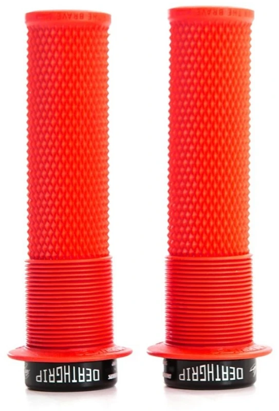 Image of DMR BRENDOG DeathGrip With Flange THIN Red - Cycles UK