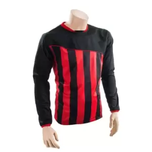 Image of Precision Unisex Adult Valencia Football Shirt (XXL) (Black/Red)