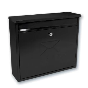 image of Sterling MB02BK Elegance Post Box - Black