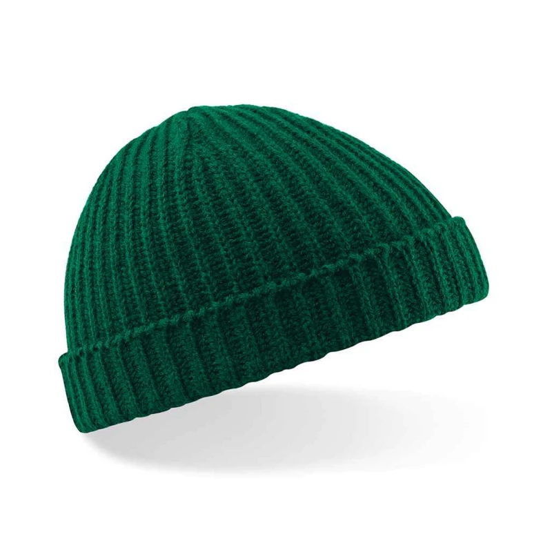 Image of Beechfield Beechfield Men Trawler Beanie in Bottle Green Bottle Green One Size Male 5063527292254