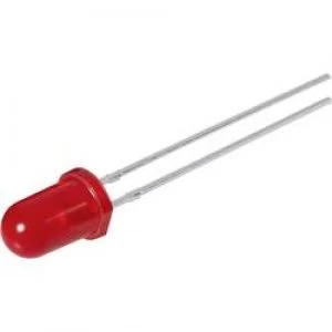 Image of LED wired Yellow Circular 5mm 20 mcd 60
