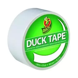 image of Ducktape Coloured Tape 48mmx18.2m White Pack of 6 1265015 SUT03507