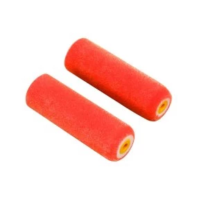 Image of Wickes Flock Short Pile Roller Sleeve 4" - Pack of 2