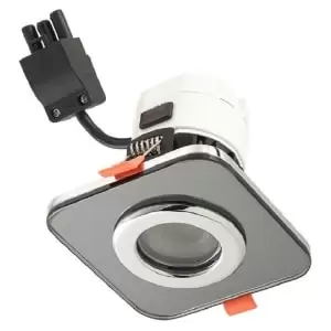 image of Wickes Square Smoked Glass Downlight