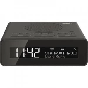 image of TechniSat DigitRadio 51 Radio alarm clock DAB+, FM AUX Anthracite