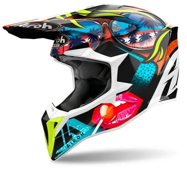 Image of Airoh Wraaap Lollipop Offroad Helmet Size M