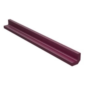 Image of Cooke Lewis High Gloss Aubergine Base corner post H715mm W57mm D57mm