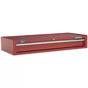 Image of 1030 x 440 x 170mm RED 1 Drawer MID-BOX Tool Chest Lockable Storage Unit Cabinet