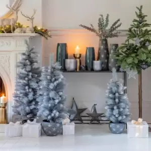 Image of Crossland Grove Flekke Potted Sparkly Pine 400x400x800mm