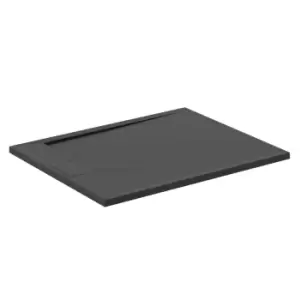 image of Ideal Standard Ultra Flat S I.life 1000Mm X 800Mm Shower Tray & Waste, Jet Black