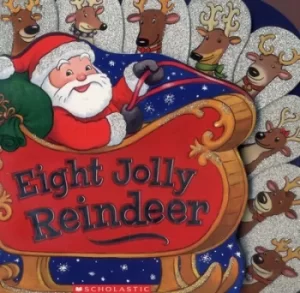 Image of Eight jolly reindeer by