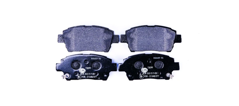 Image of HELLA Brake pad set HELLA 8DB 355 017-081