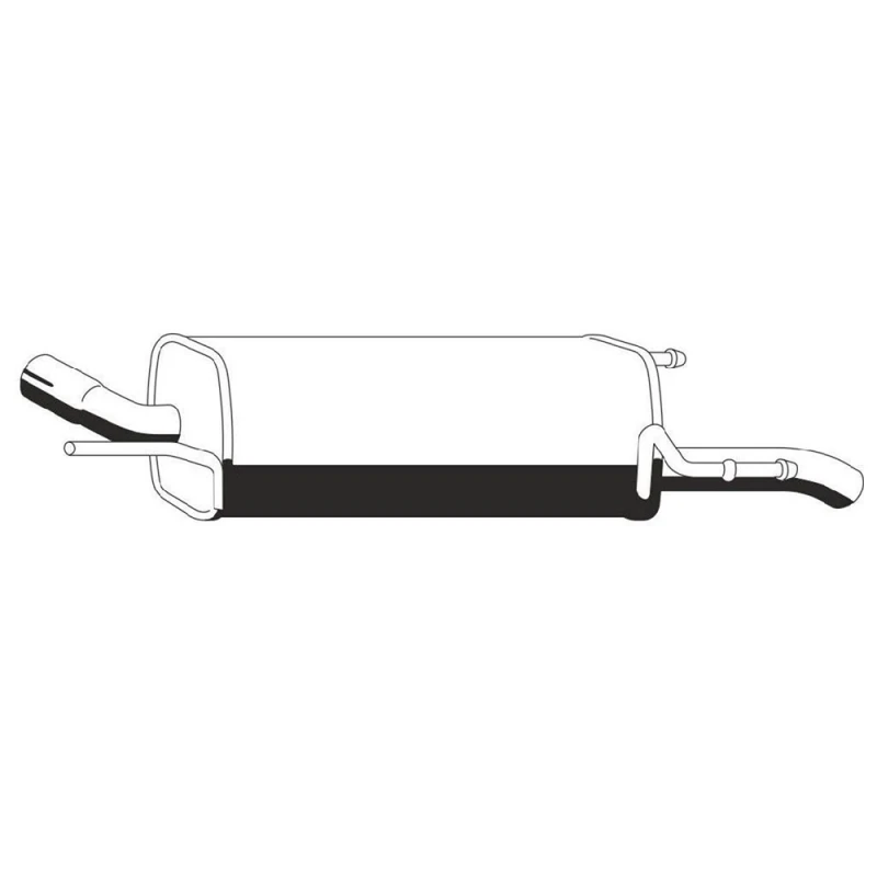 Image of ERNST 052276 Rear silencer End Silencer (3437)