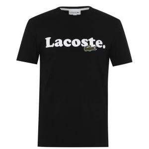 Lacoste Script T Shirt - Black 031