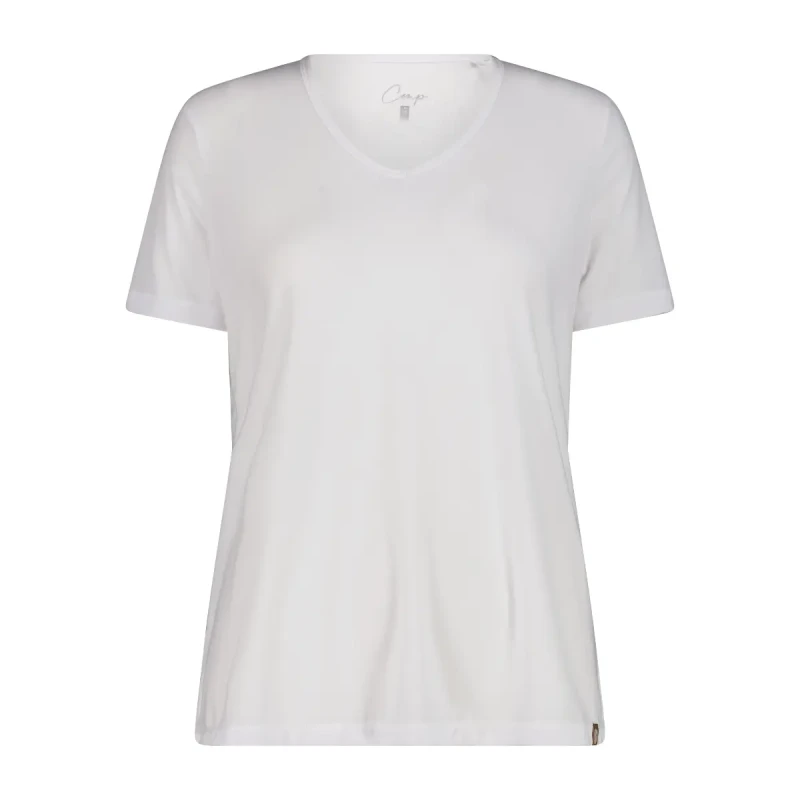 Image of CMP Lyocell Blend Jersey T-Shirt Womens CMP Blanc Female XS