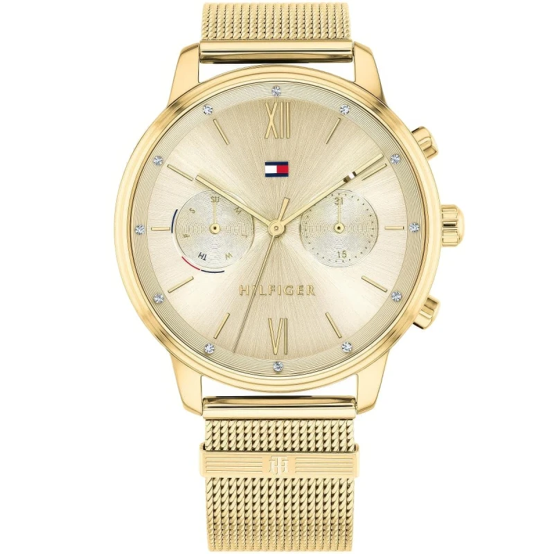 Image of Tommy Hilfiger 1782302 Ladies Blake Gold Mesh Watch