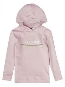 image of Barbour International Girls Grounding Hoodie - Rose