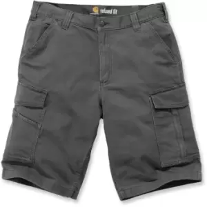 image of Carhartt Mens Rigby Rugged Flex Durable Cargo Work Shorts Waist 31 (79cm)