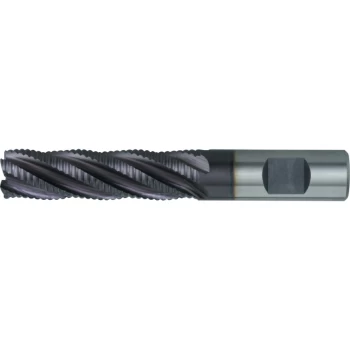 Image of 16.0 Weldon Long Coarse Rough End Mill - TiAlN