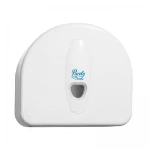 image of Purely Smile Jumbo Toilet Roll Dispenser White PS1703 86437TC