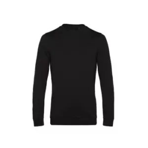 Image of B&C Mens Set In Sweatshirt (3XL) (Black Pure)