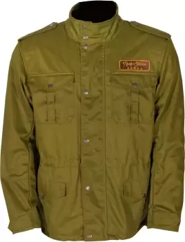 Image of Rusty Stitches Micky Motorcycle Textile Jacket, green Size M green, Size M