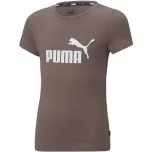 image of Puma Logo Tee G - Purple