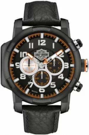 Image of Mens Harley Davidson Chronograph Watch 78B139