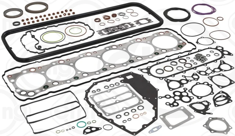 Image of ELRING 650.010 Full Gasket Set, engine with valve stem seals Full Gasket Set,engine (560)