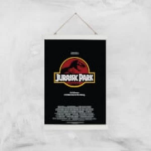 image of Jurassic Park Giclee Art Print - A3 - White Hanger