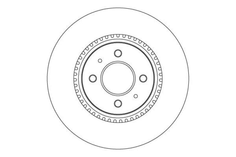 Image of Brake disc TRW DF6025