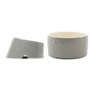 Image of Scruffs Classic 2pc Bowl Set Grey- 18/20cm