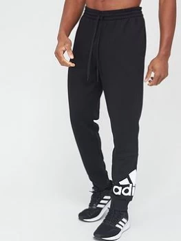 Image of adidas BOS Fleece Pants - Black/White Size M Men