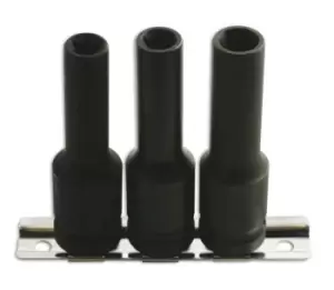 Image of Laser Tools 4873 Star (Torx) 1/2" D Impact Socket Set 3pc Chrome Molybdenum