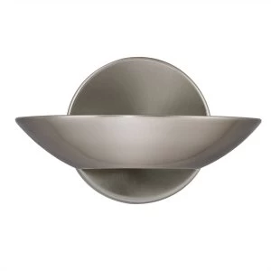Image of LED Indoor Wall Uplighters Satin Silver