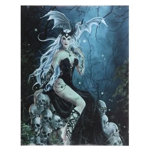 Image of Mad Queen Canvas Plaque by Nene Thomas