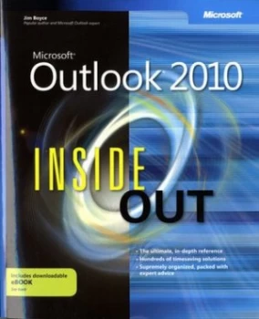 Image of Microsoft Outlook 2010 inside Out by Jim Boyce Book