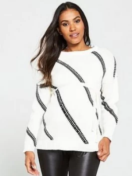 image of Mama-Licious Gaio Maternity Knitted Jumper - White