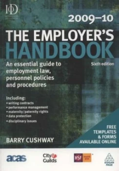 Image of The Employers Handbook 2009-10 by Barry Cushway Book
