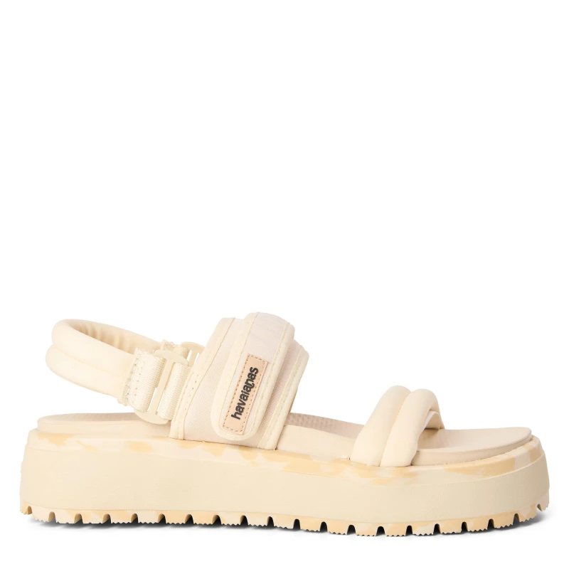 Image of Havaianas Womens Hav Street Shanghai White Flip Flops White female 5.5